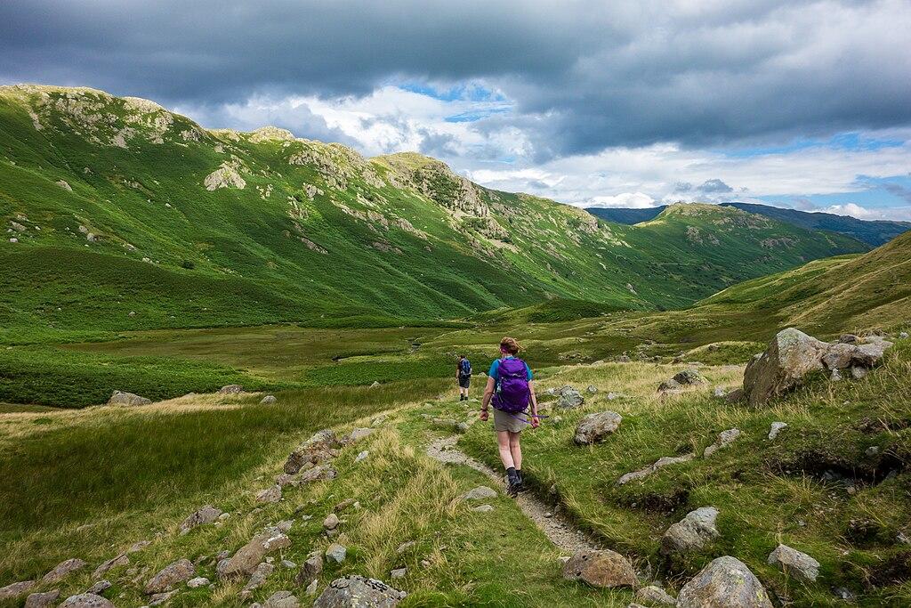 Walkers in the lake district