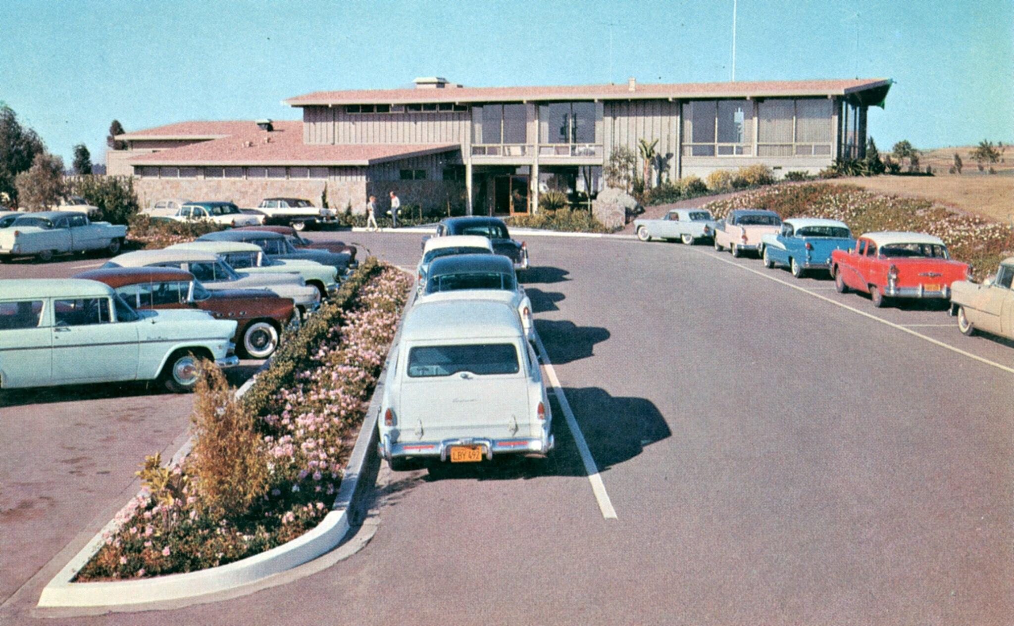cars at a country club