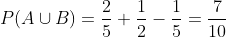 probabilidad de la union