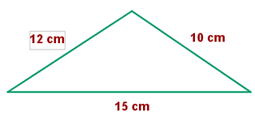 Ejercicio 1 de triángulo pequeño criterio LLL representación gráfica