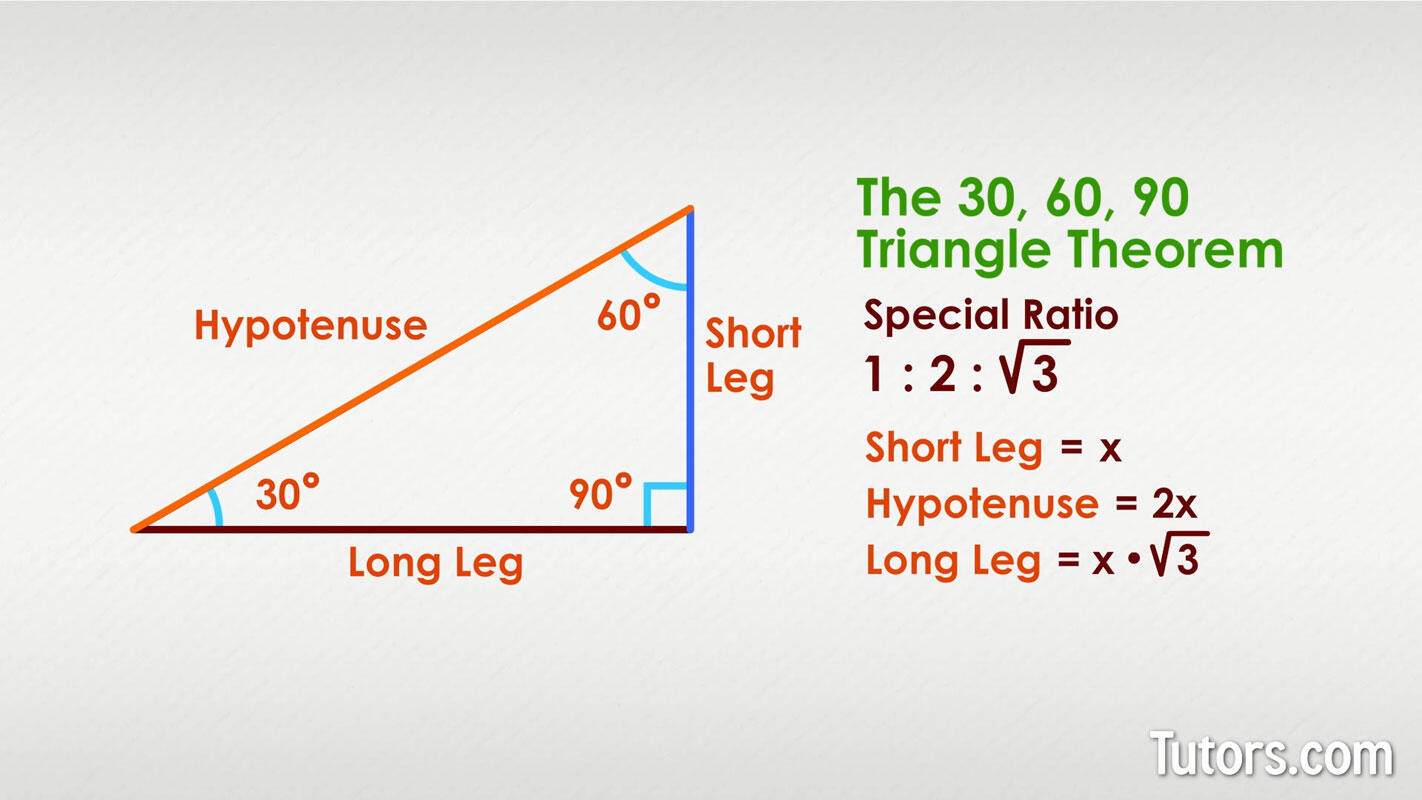 30-60-90 triangle ratio and theorem