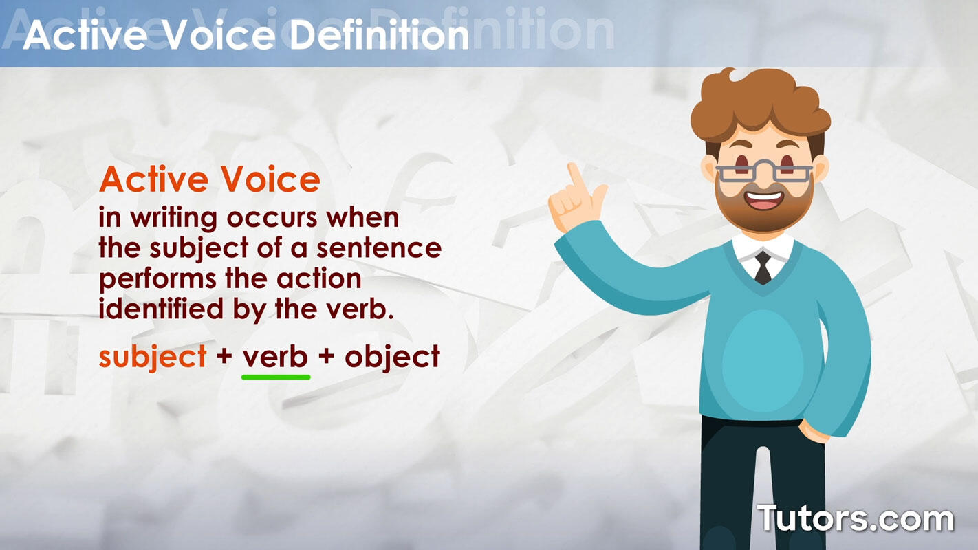 Active voice definition