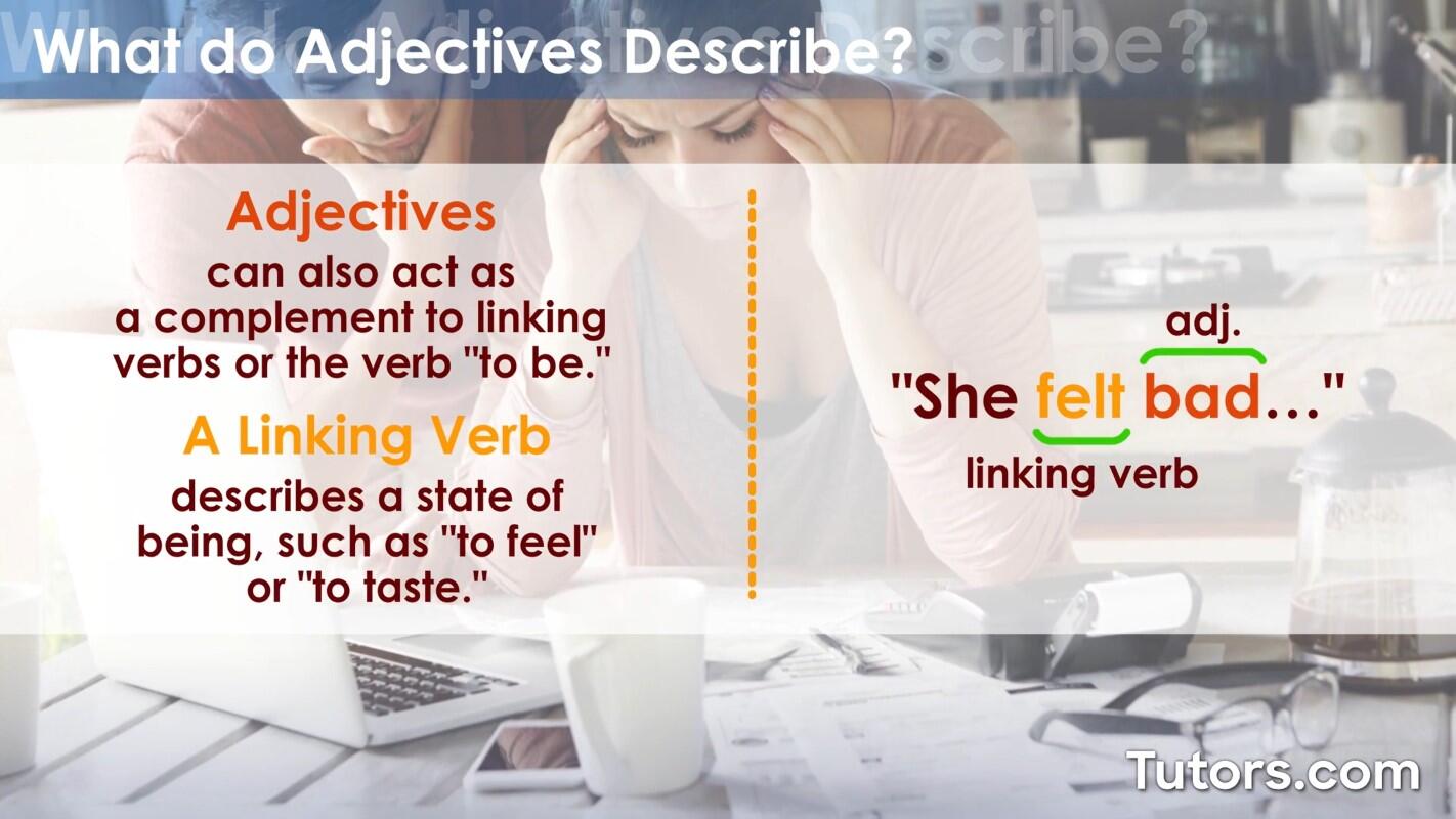 Predicate adjectives