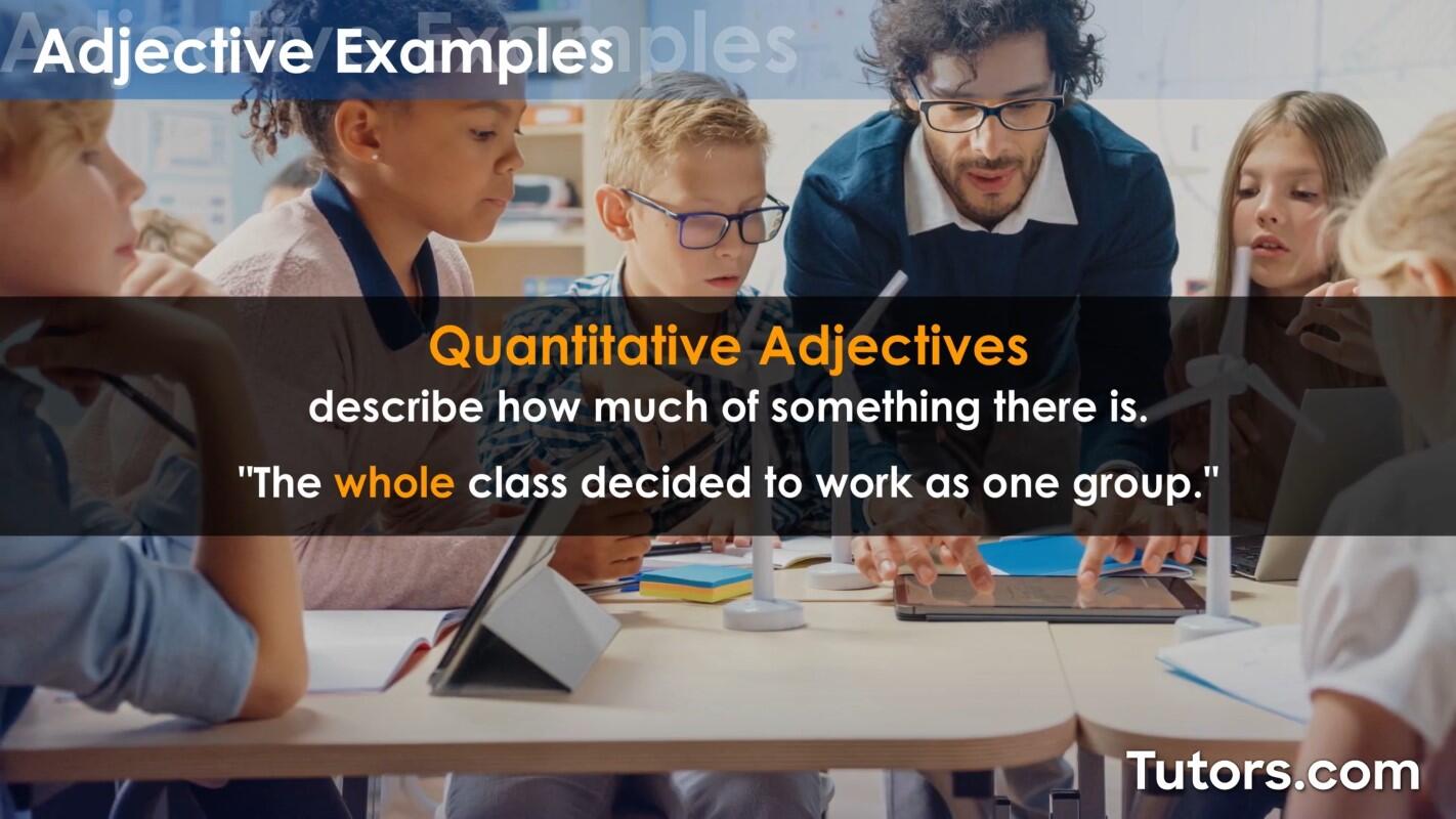 Quantitative adjectives