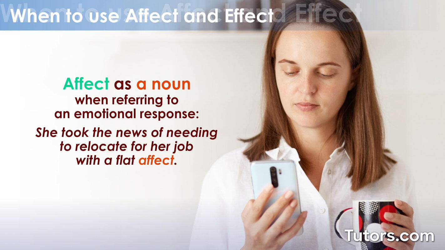 Affect as a noun