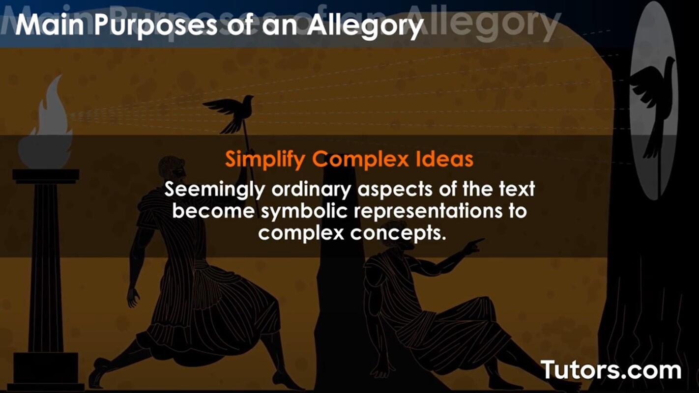 Purpose of allegories