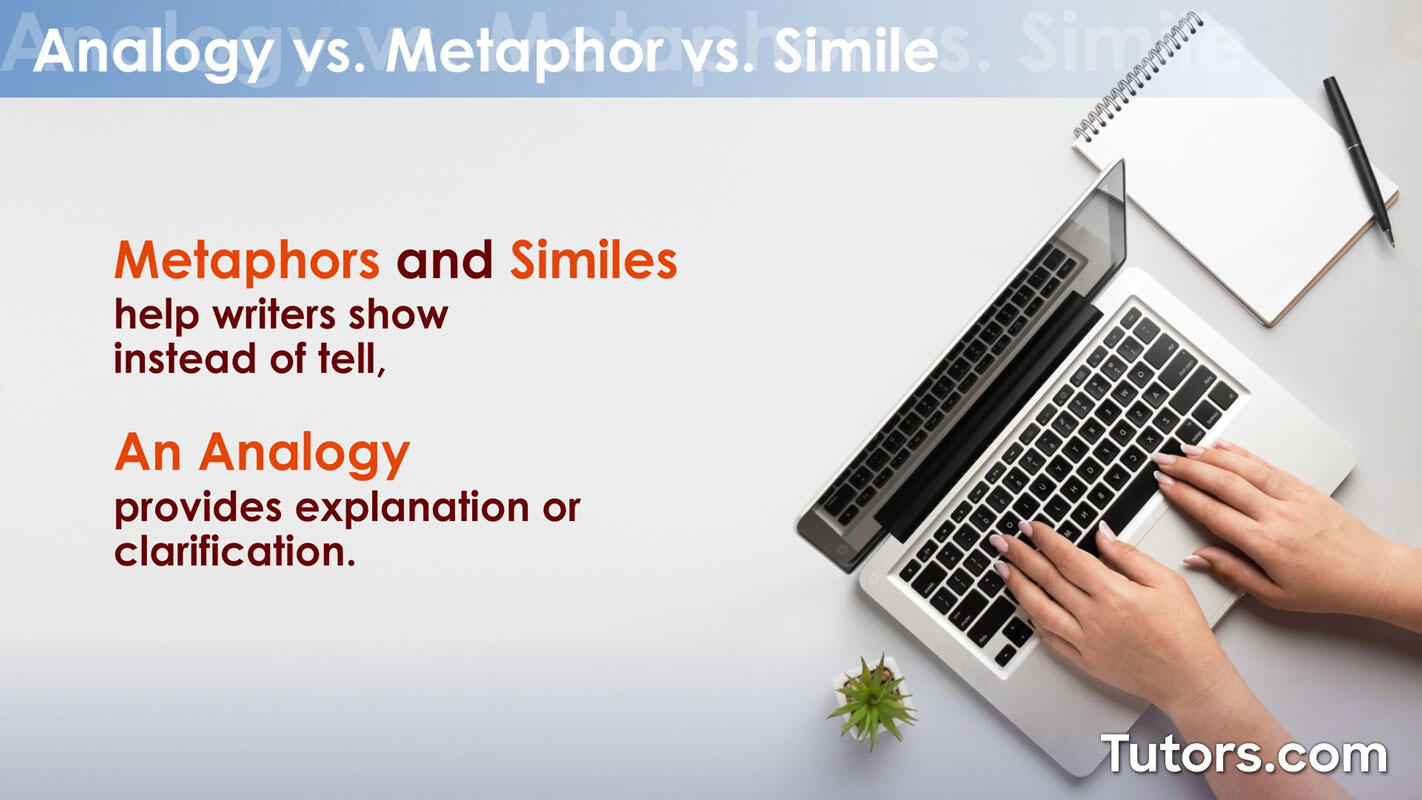 Analogy vs. metaphor and simile