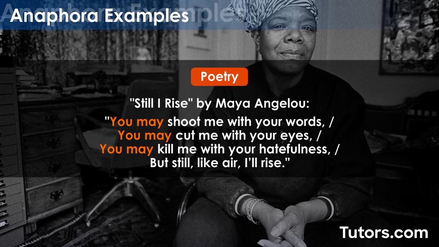 Anaphora in poetry