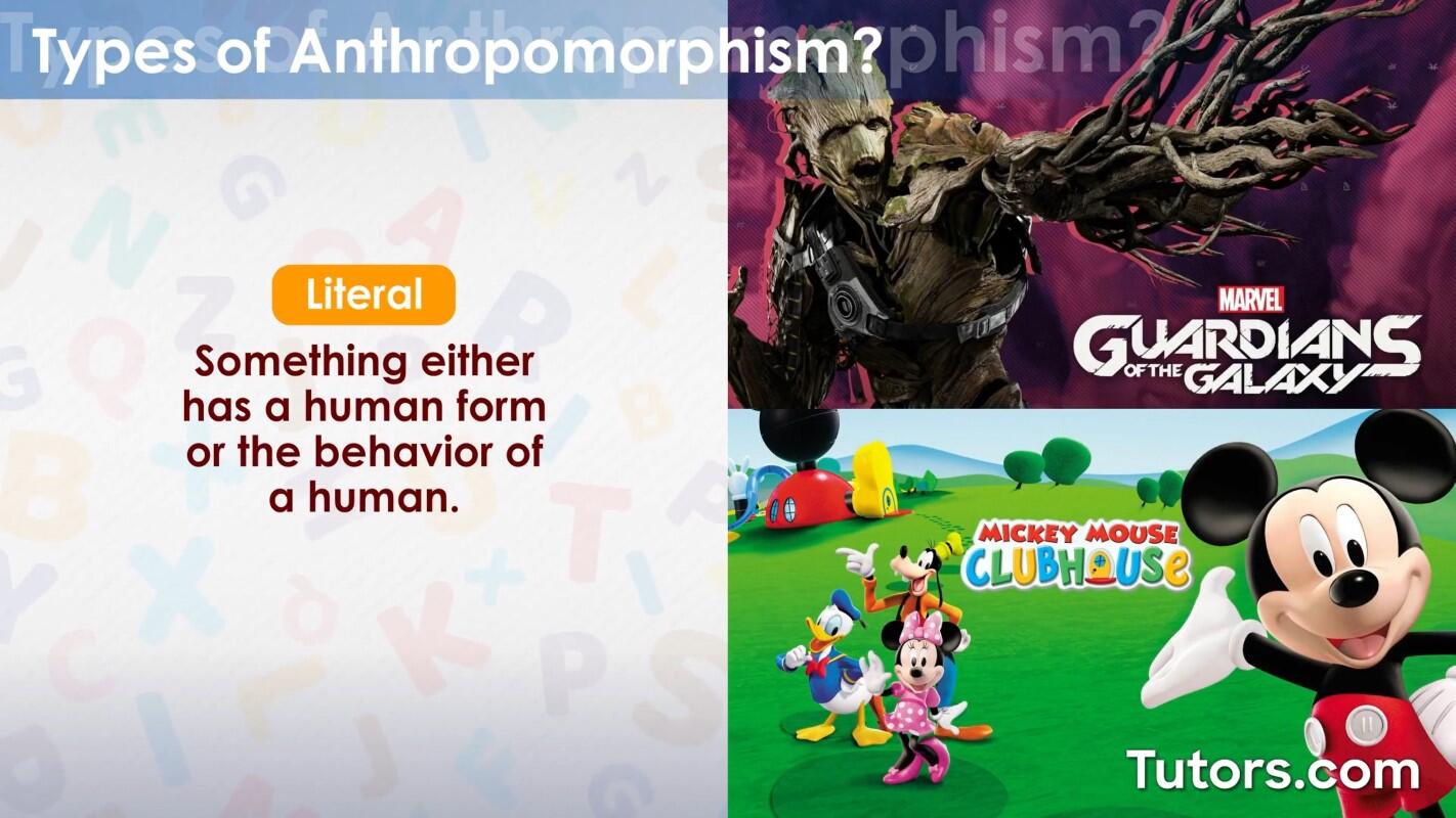 Literal anthropomorphism