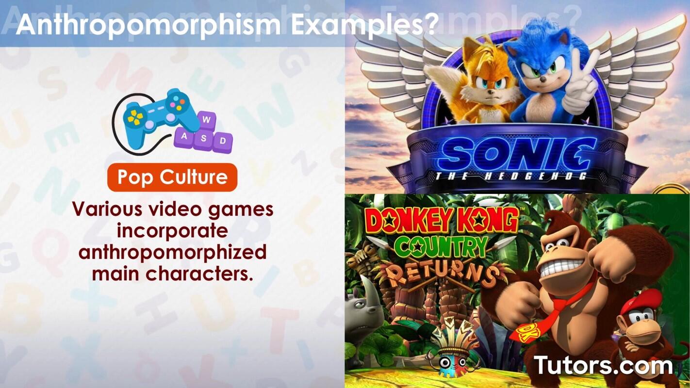 Anthropomorphism in pop culture