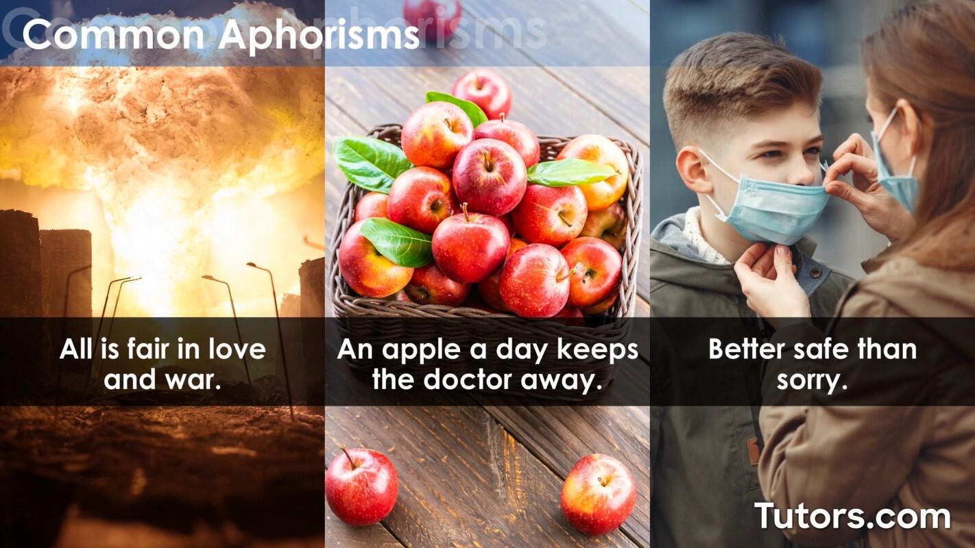 Common aphorisms
