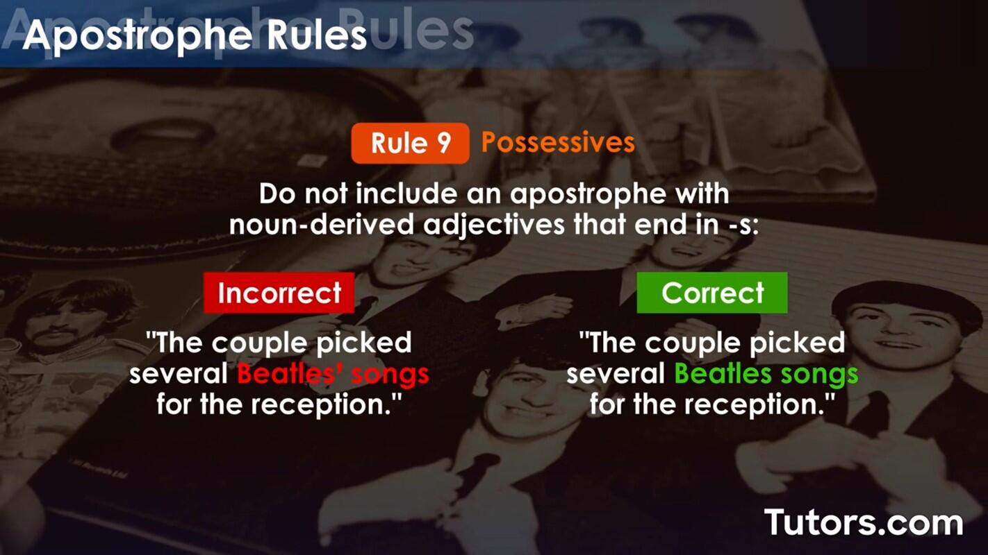 False possessives