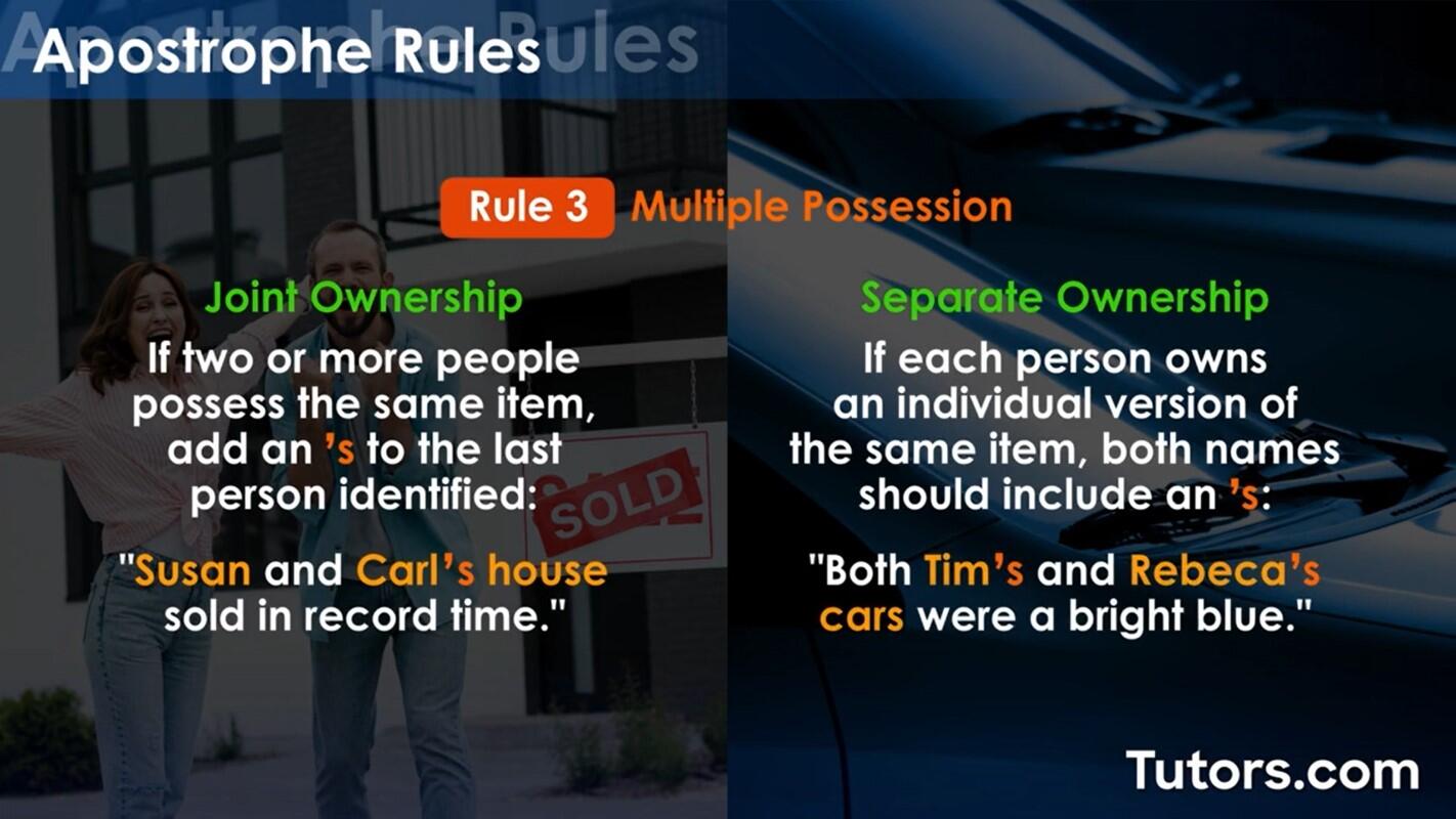 Multiple possession