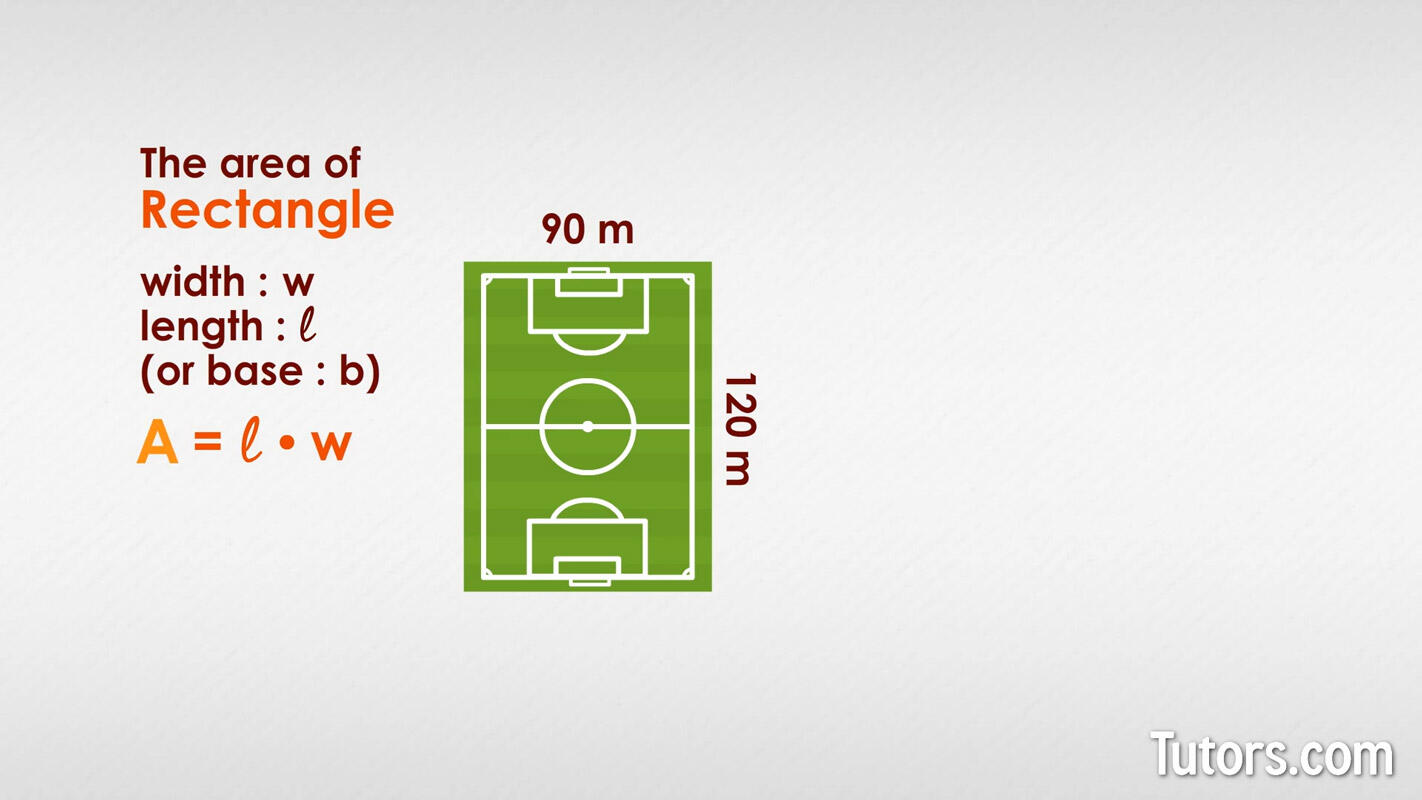 Area of a rectangle example