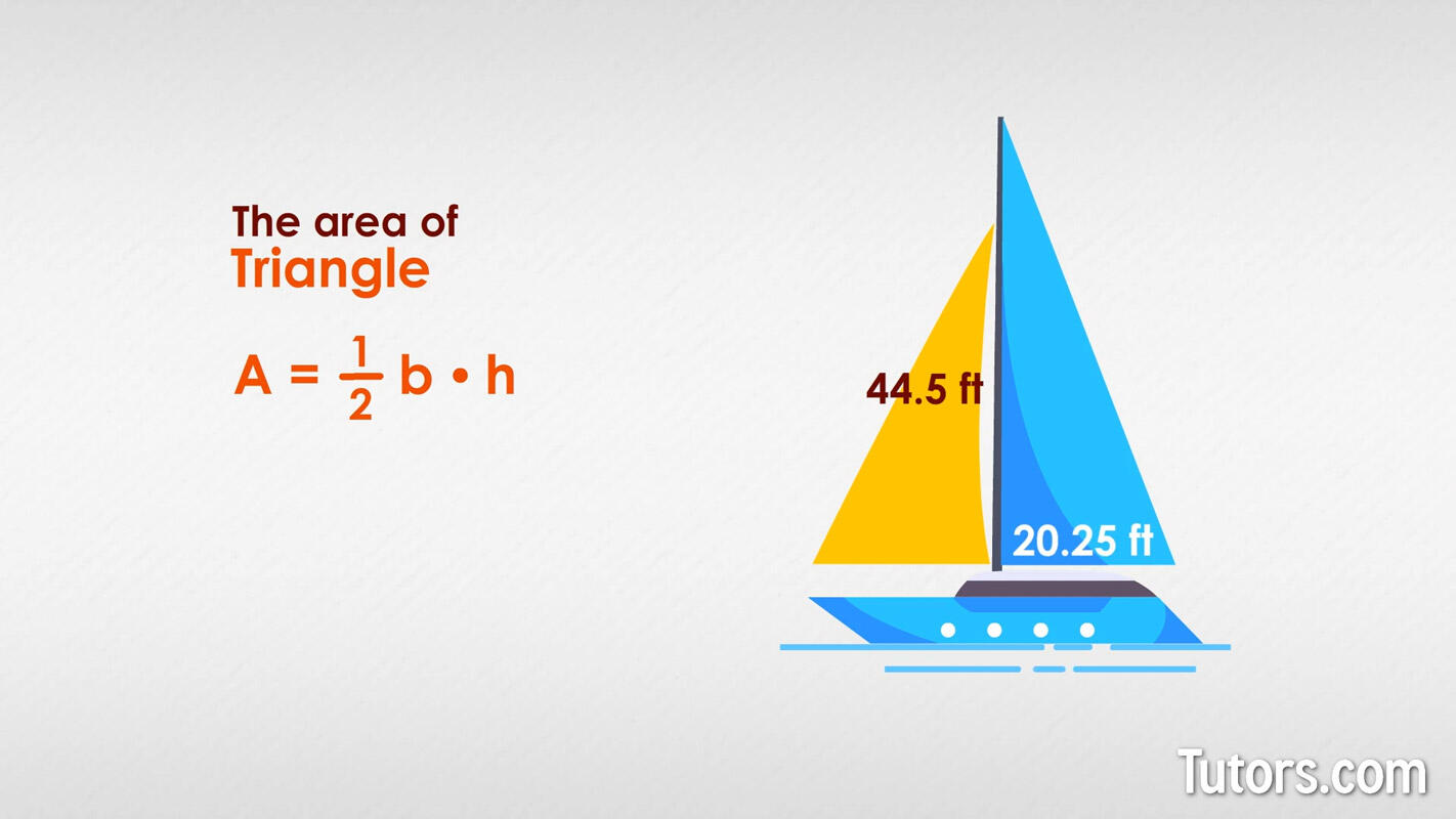Area of a triangle example