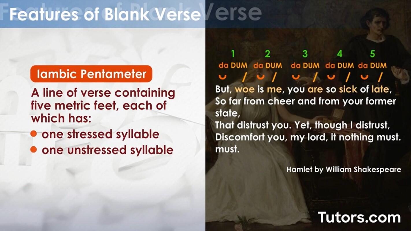 Iambic pentameter