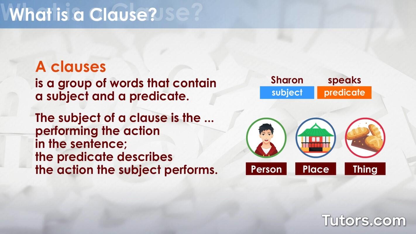 What is a clause?
