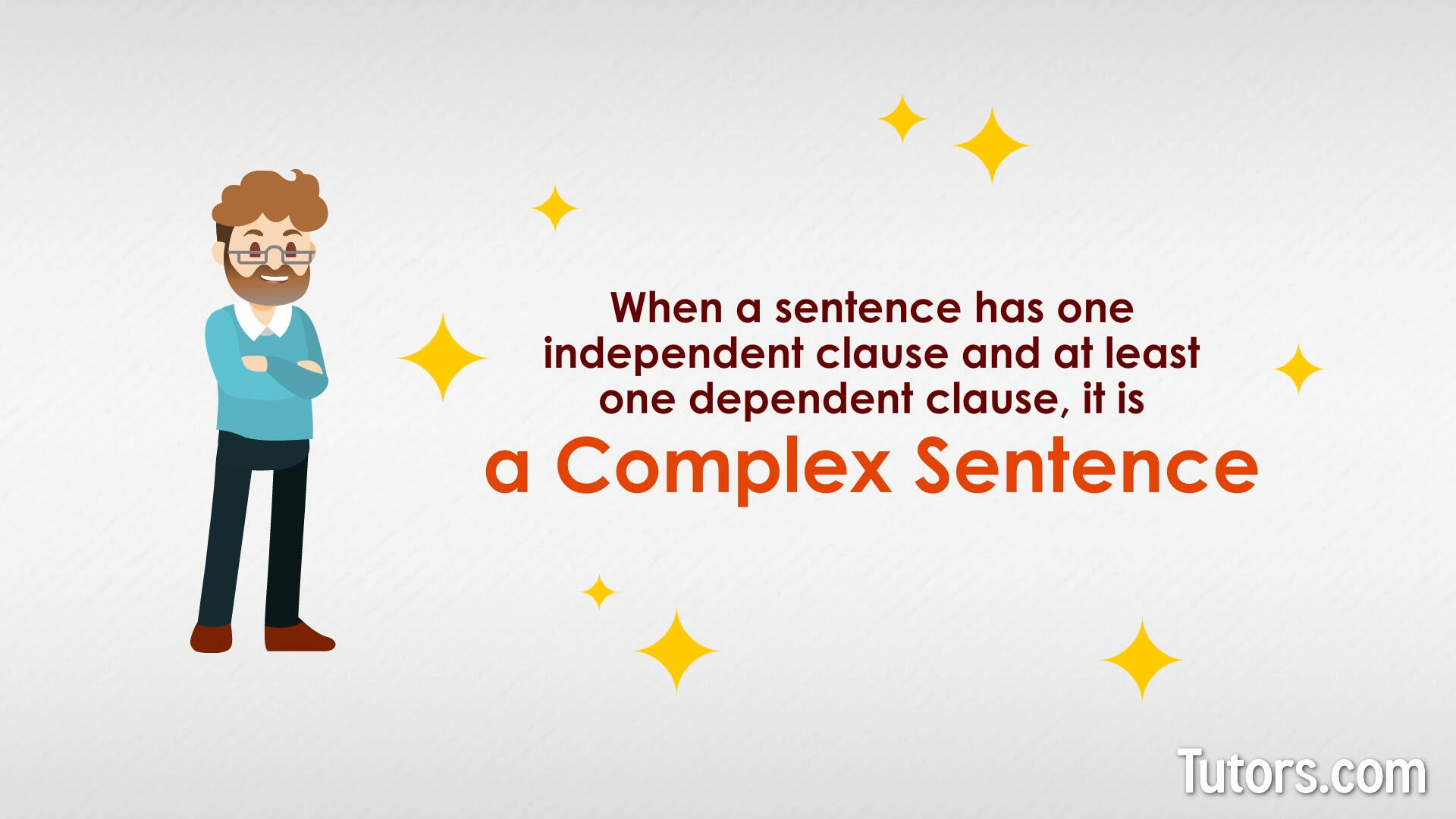 Complex sentence definition