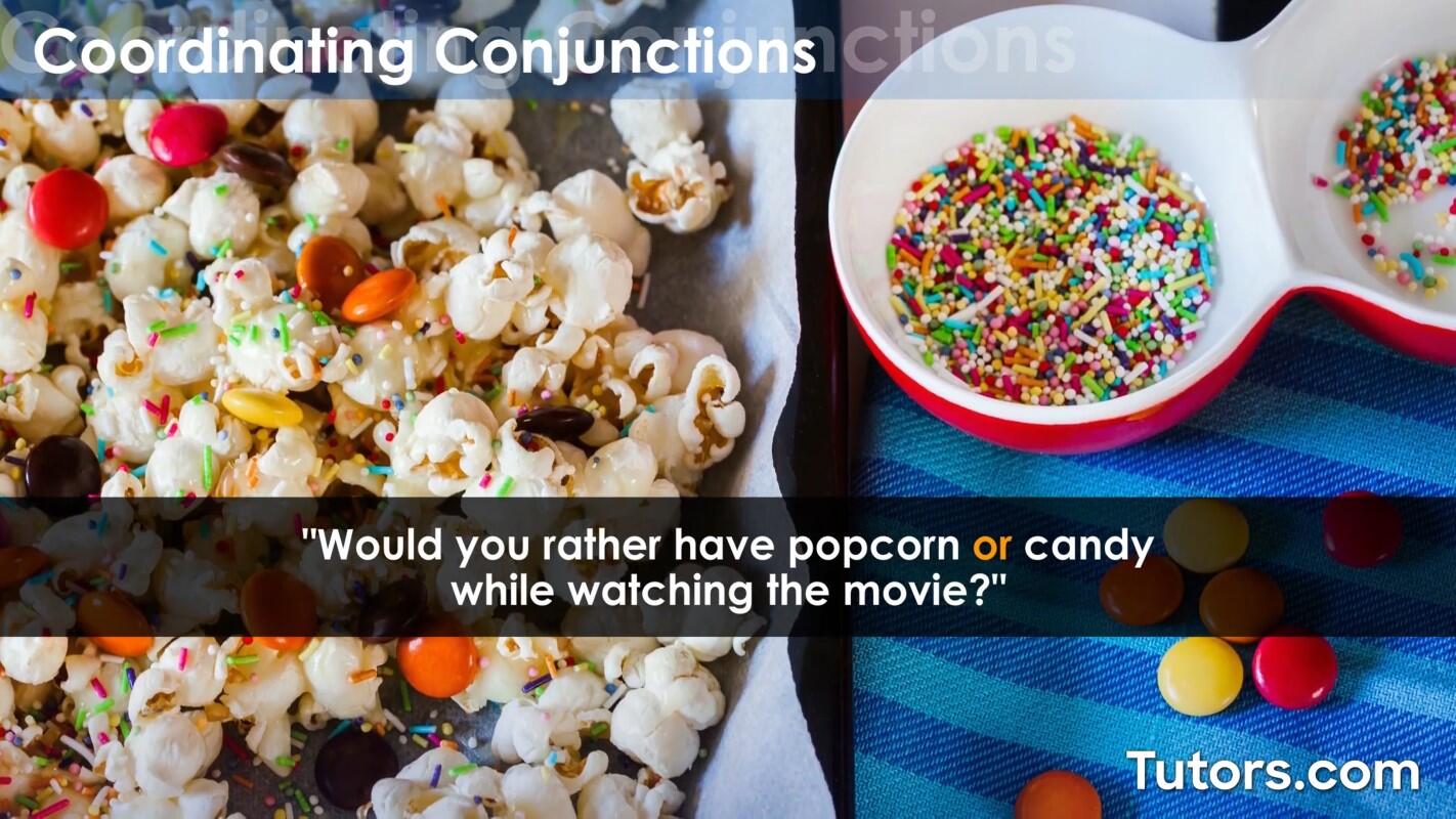 Coordinating conjunction example