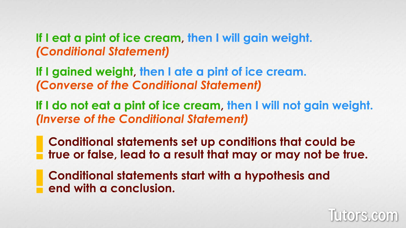 Converse Statement Examples
