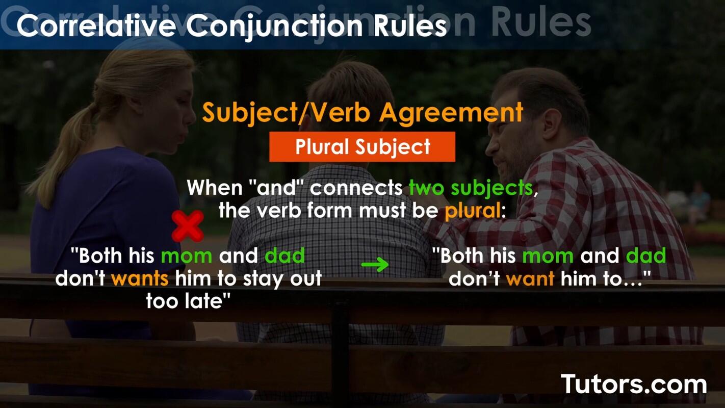Subject/verb agreement
