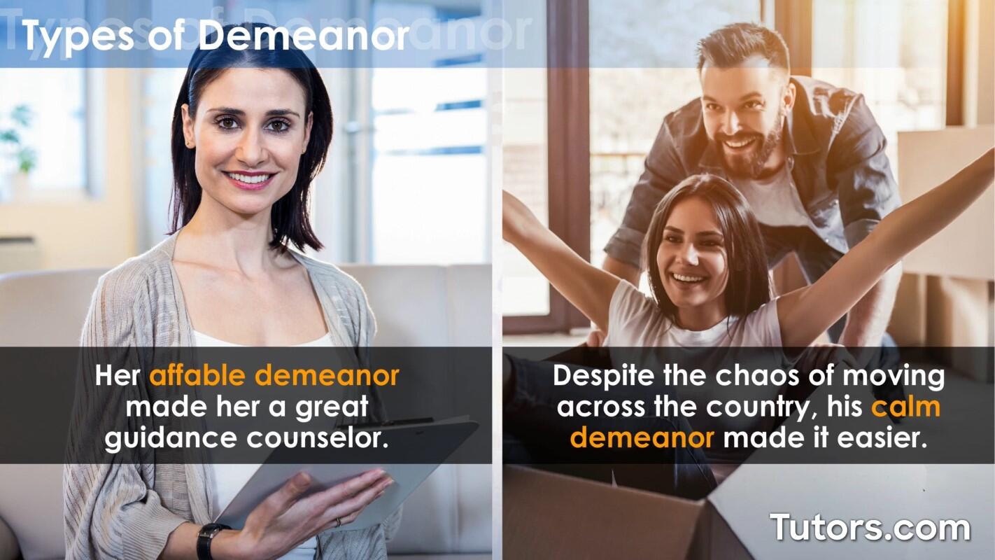 Positive demeanor examples