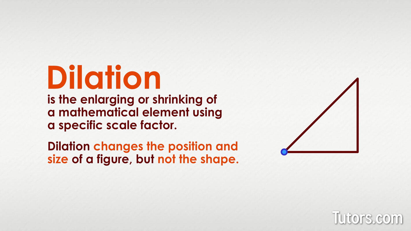 Dilation - math definition