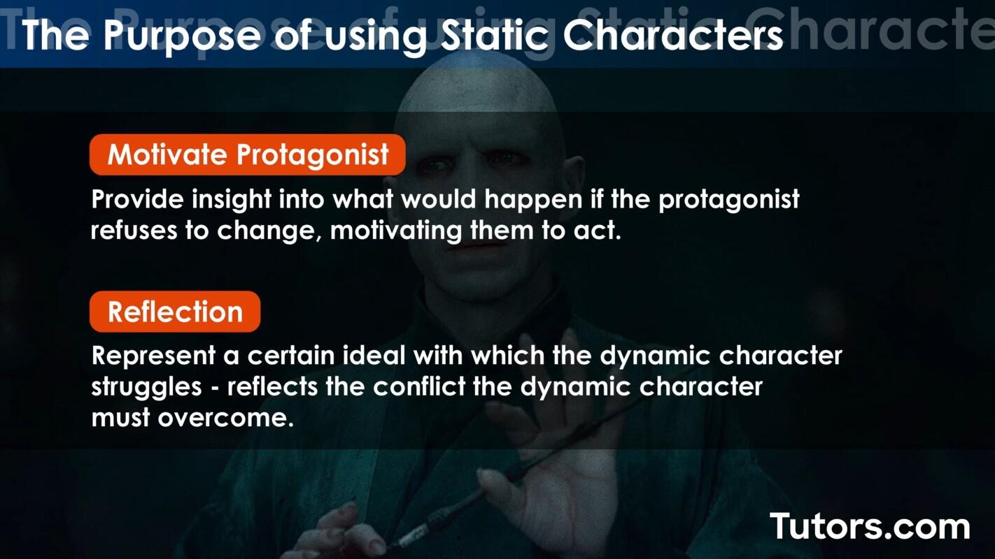 Purpose of static characters