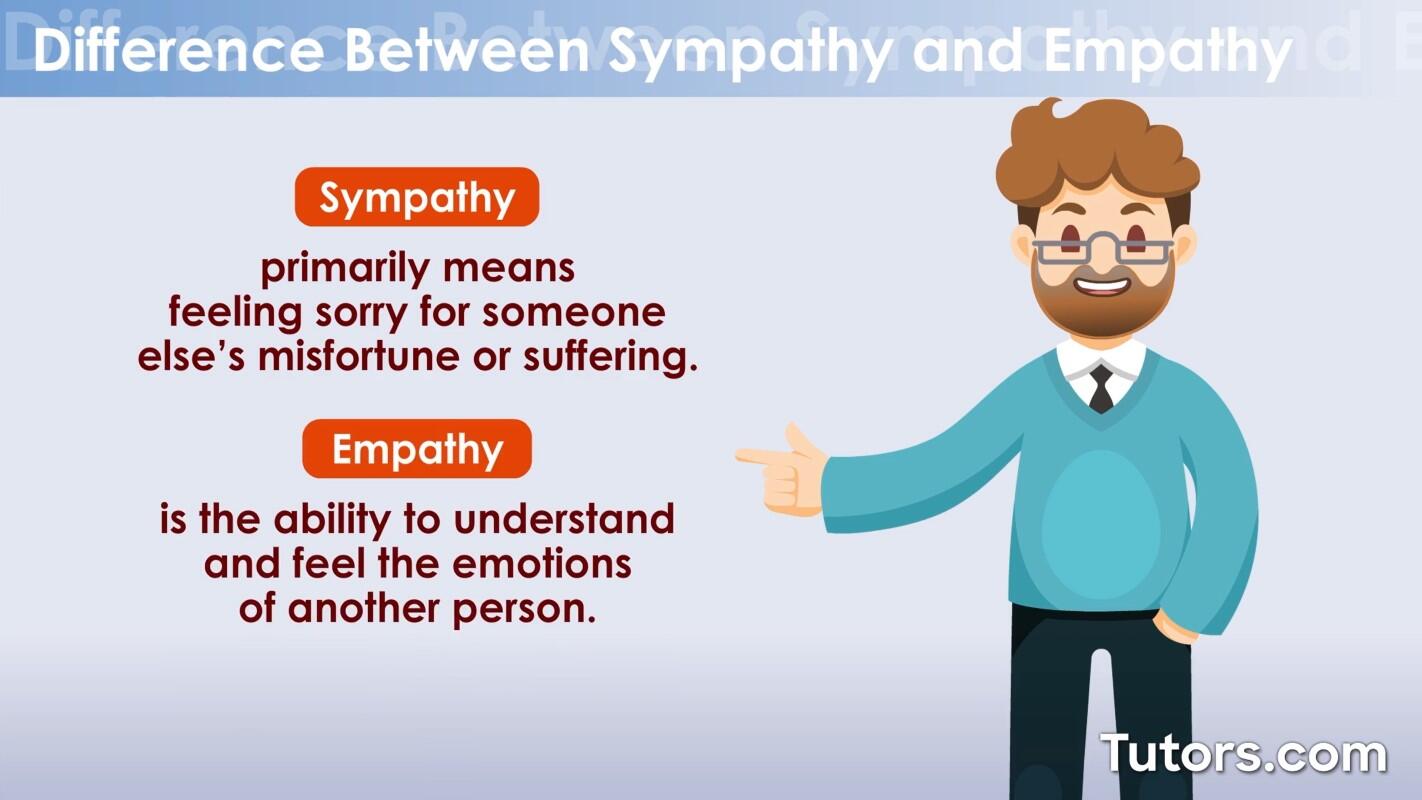 Difference between empathy and sympathy