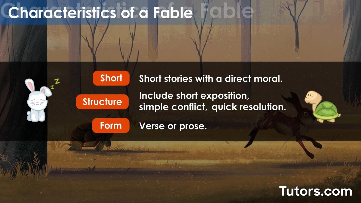 Characteristics of fables