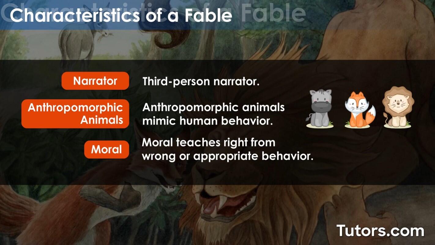 Characteristics of fables