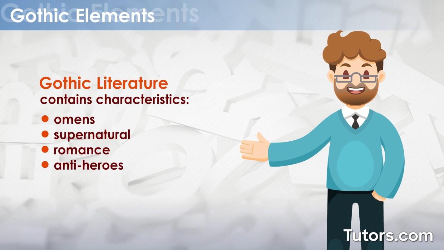 Gothic literature characteristics
