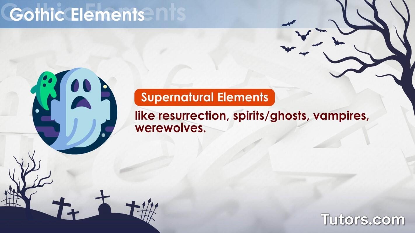 Supernatural elements in Gothic literature