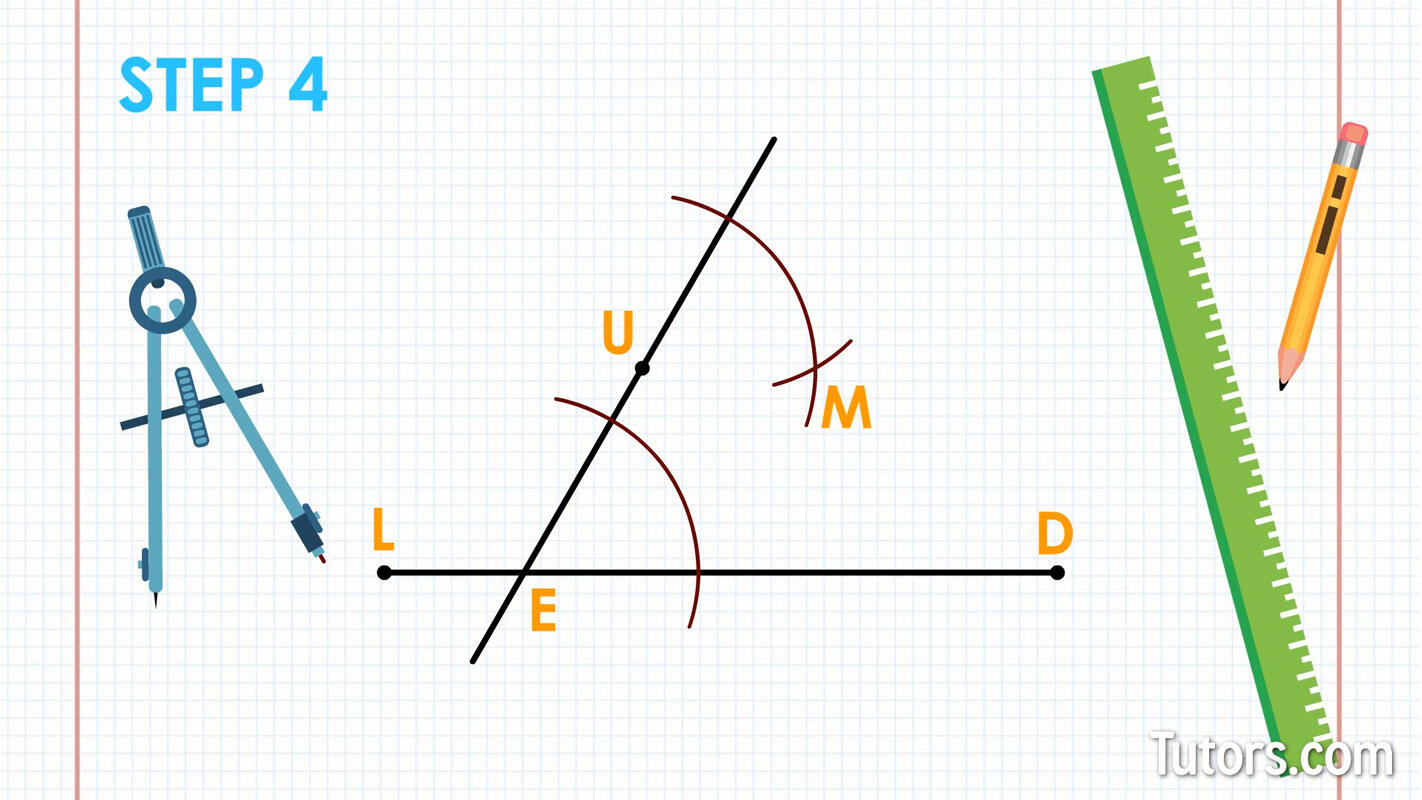 How To Construct Parallel Lines: Step 4