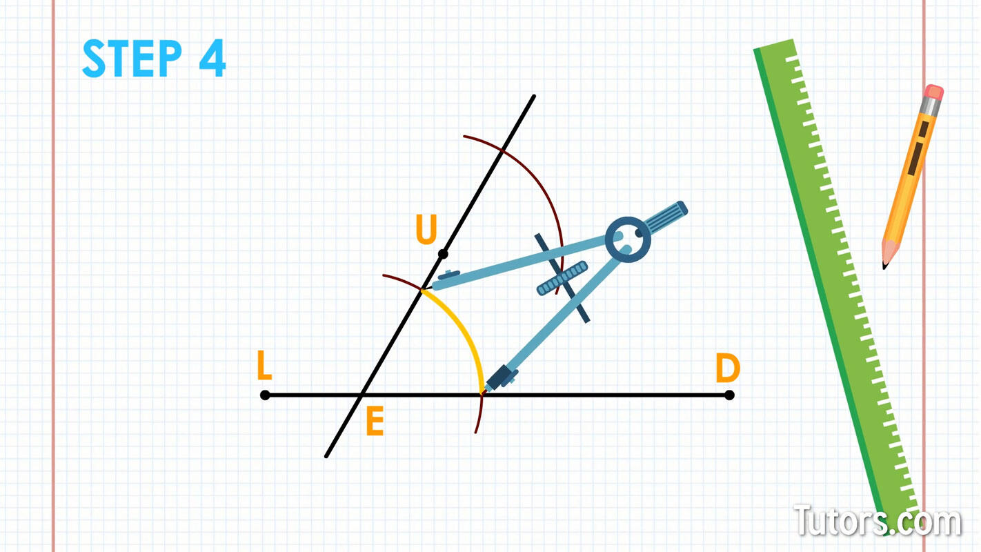 How To Construct Parallel Lines: Step 4