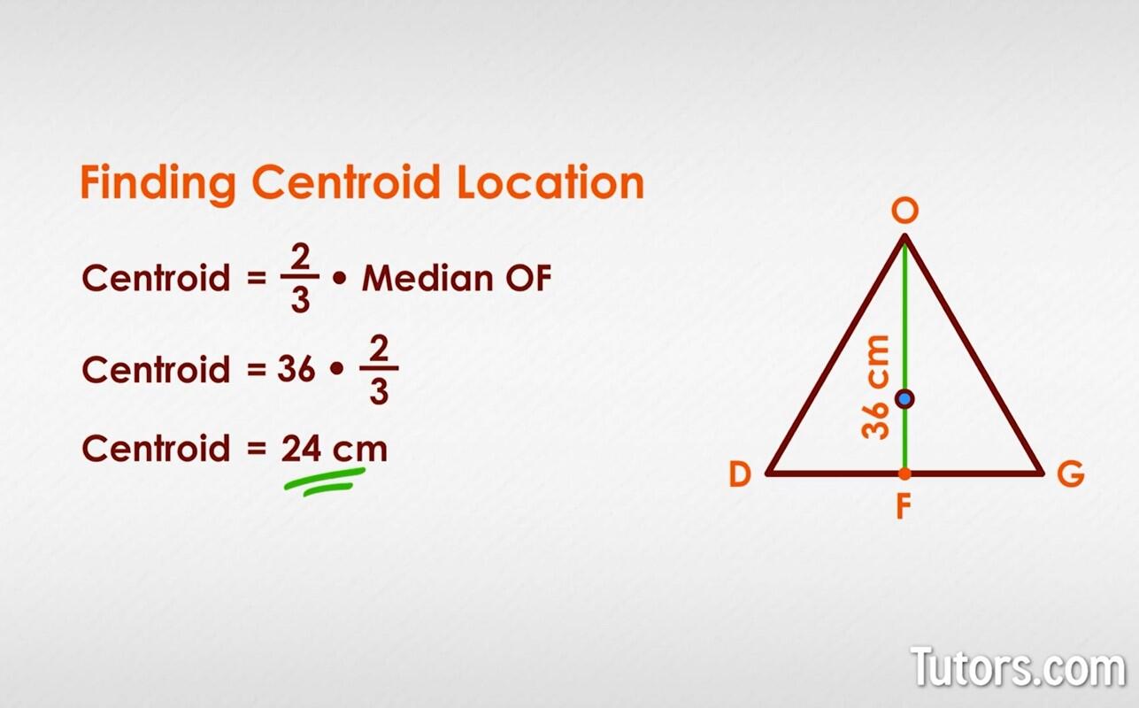 Finding the centroid location