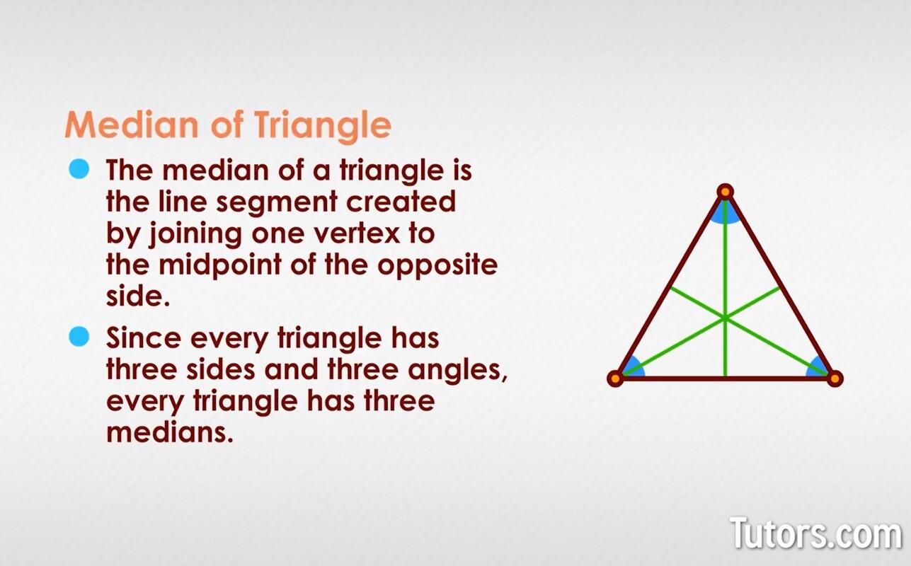 Median of a triangle