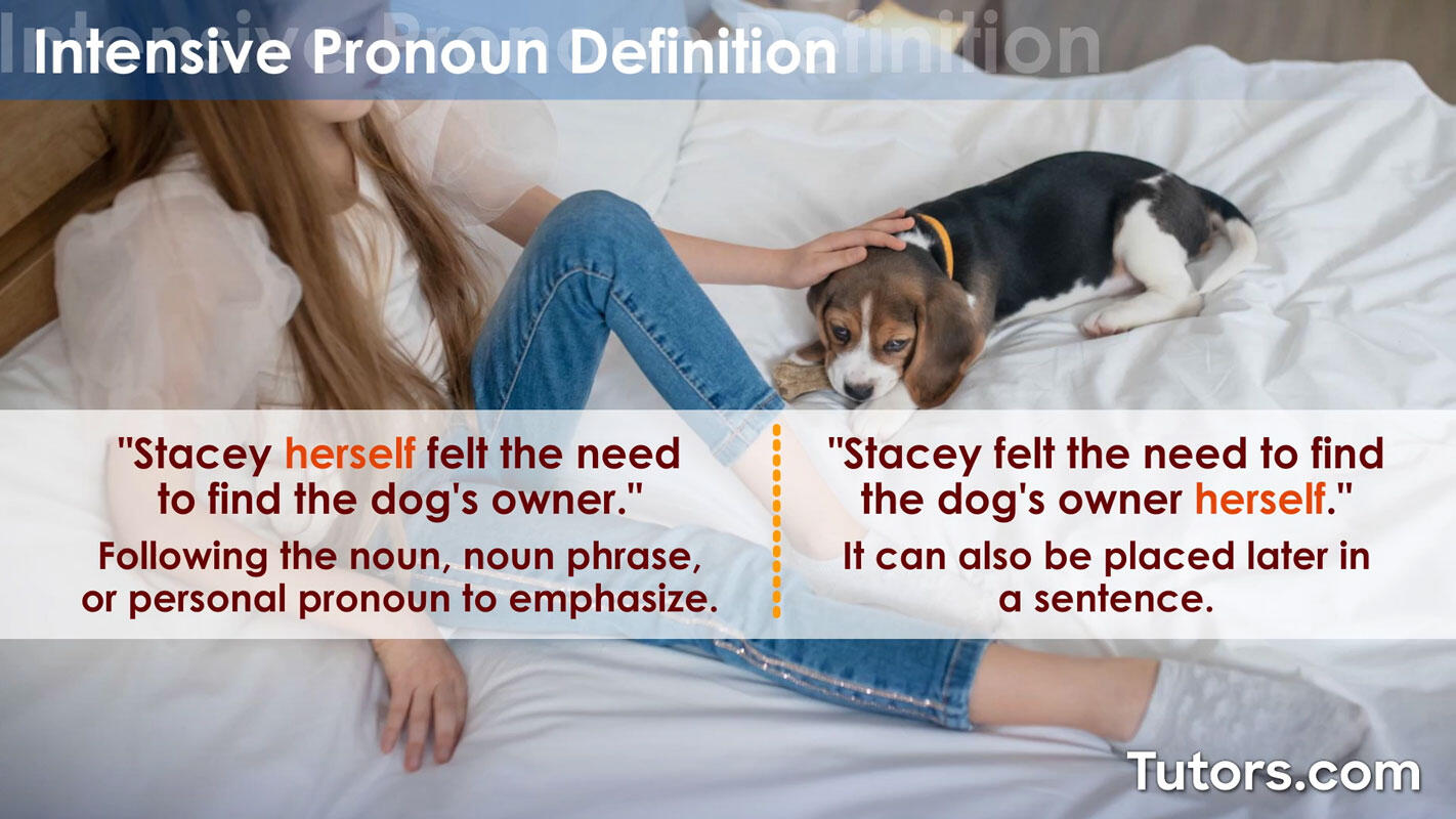How to use intensive pronouns