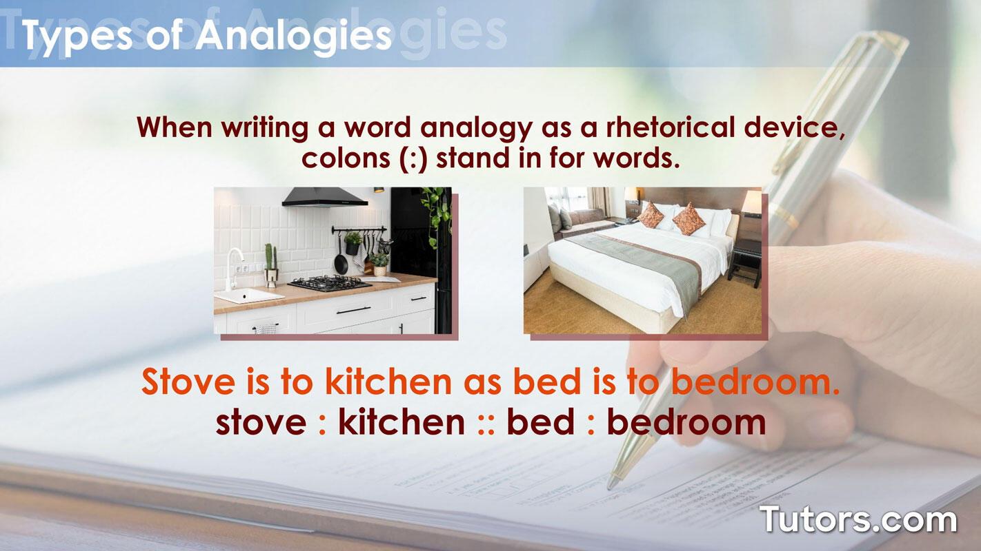 How to write an analogy