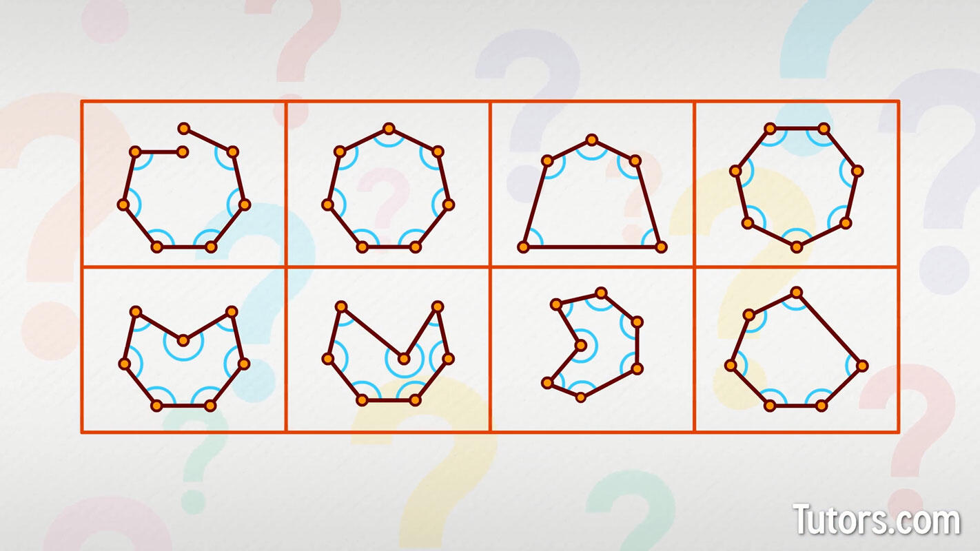 Identify heptagons quiz