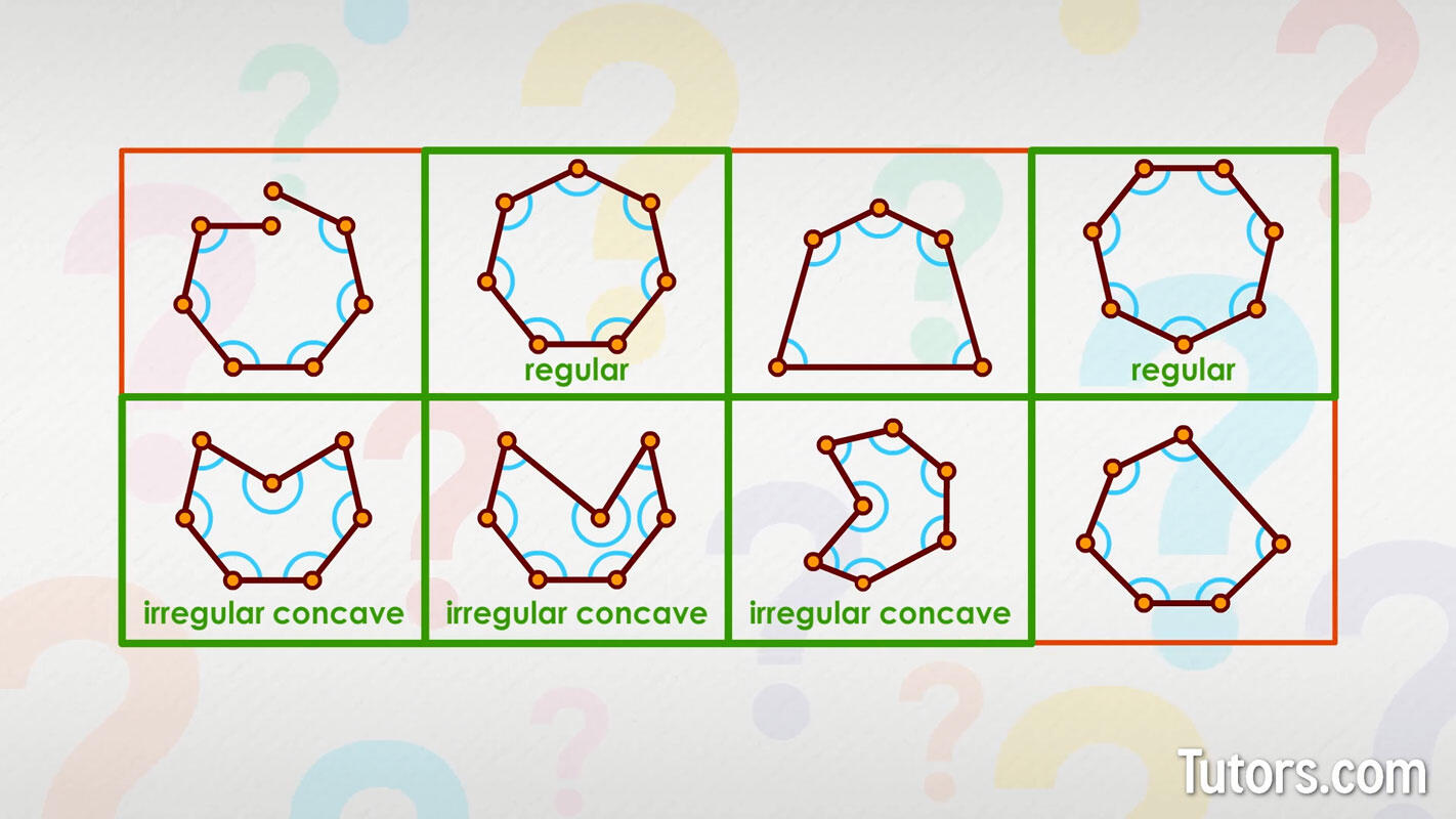 Identify heptagons quiz answers