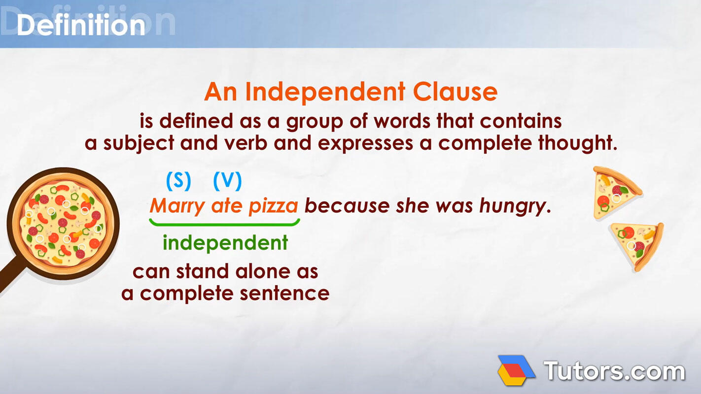 Independent clause definition