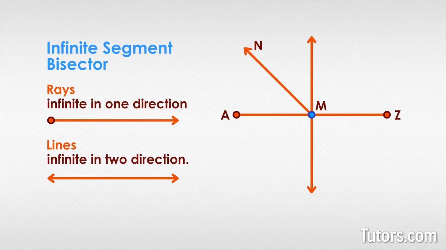 Infinite segment bisectors