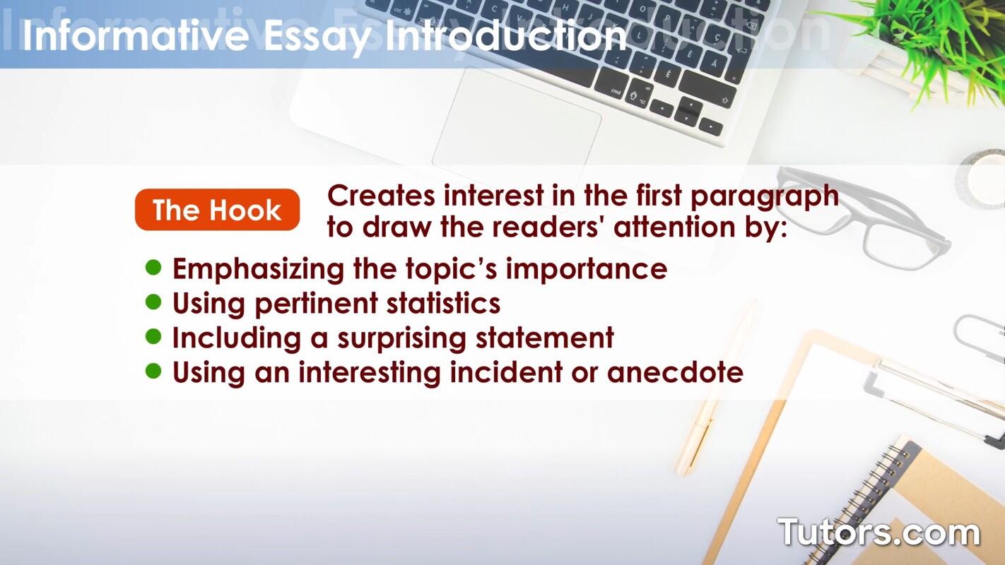 Informative essay hooks