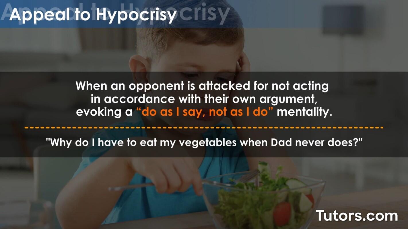 Appeal to hypocrisy