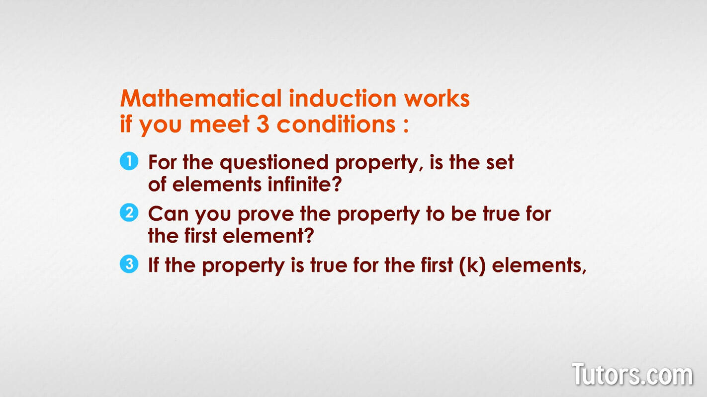 Mathematical Induction Steps