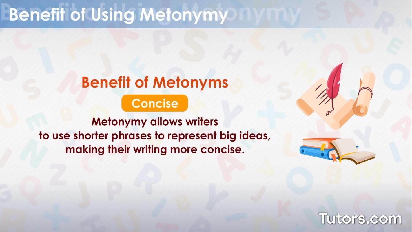 Use of metonymy