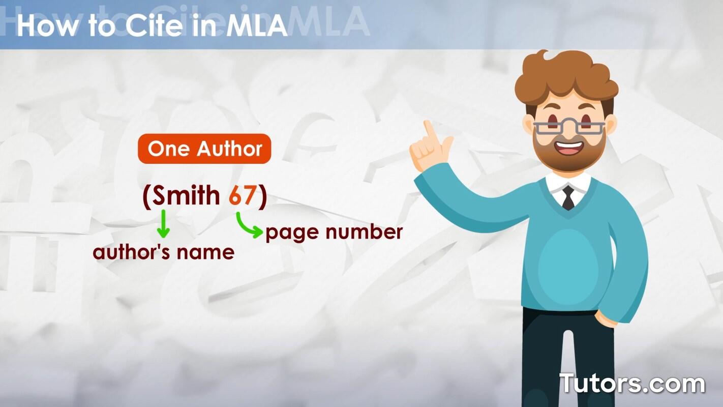 Citation with one author