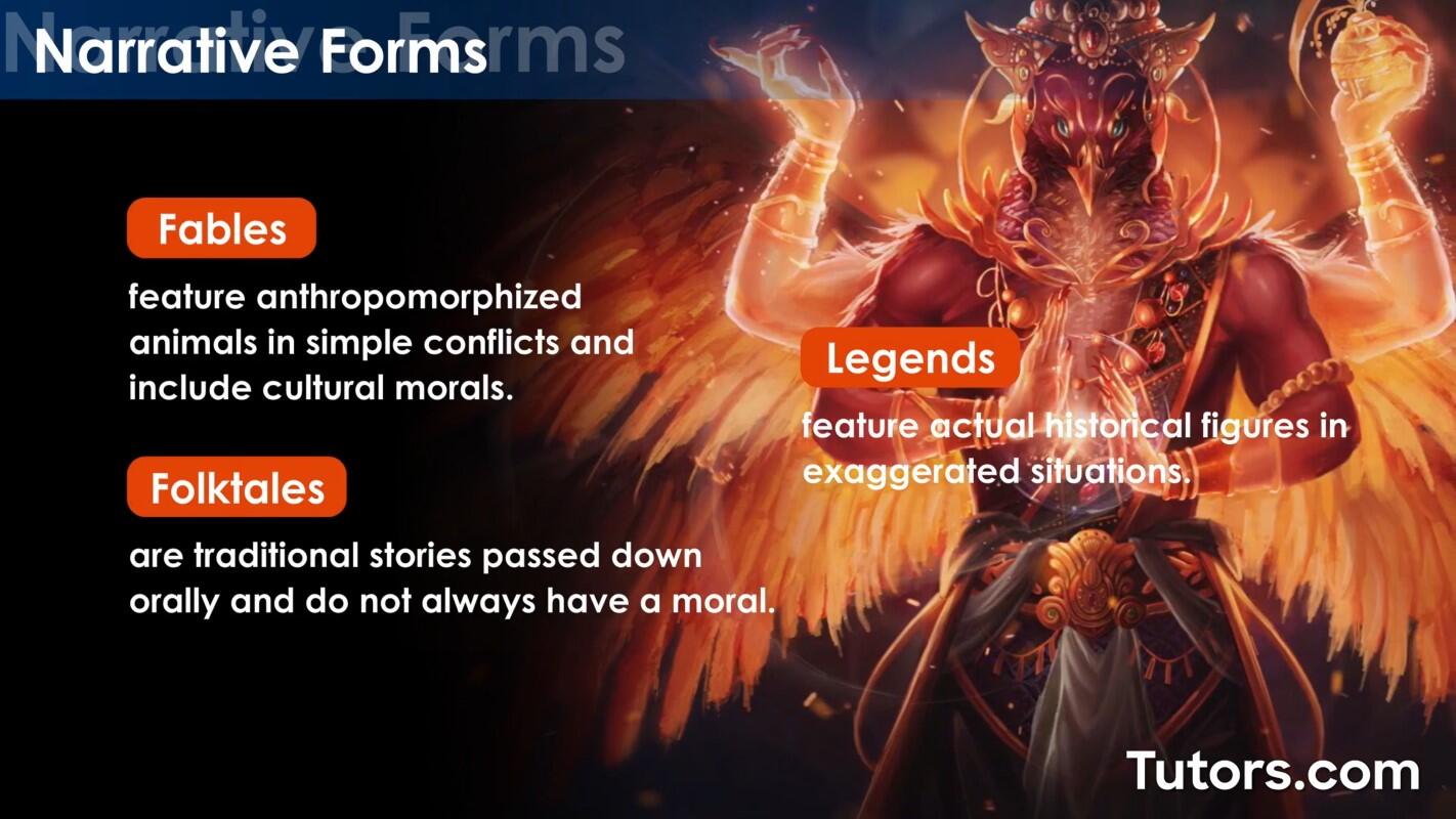 Narrative forms of mythology