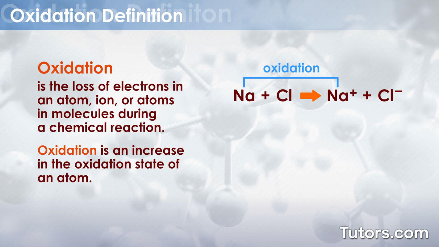 Oxidation definition